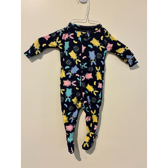 **3 for $20** NWT The Children's Place Blue Easter Sleeper - 0-3M - Picture 1 of 4